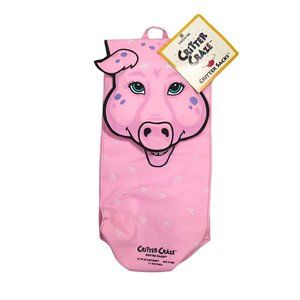 Vintage 1995 Critter Craze Critter Sack Soft Lunch Pack Bag Pig- NEW W/ Tag!